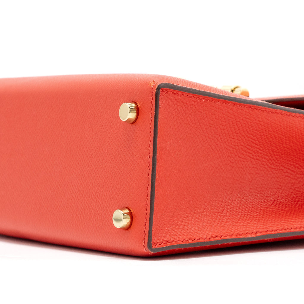 HERMES VERROU 21 EPSOM S3 ROUGE DE COEUR LGHW
