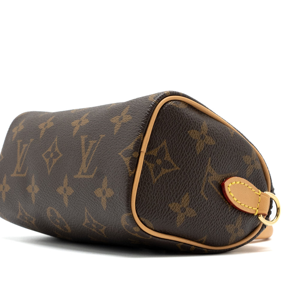 LOUIS VUITTON NANO SPEEDY MONOGRAM CANVAS GHW (NEW VERSION)