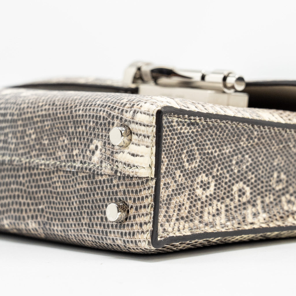 HERMES MINI VERROU LIZARD OMBRÉ SHW