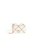 CHANEL SMALL FLAP BAG LAMBSKIN WHITE/MULTICOLOR LGHW
