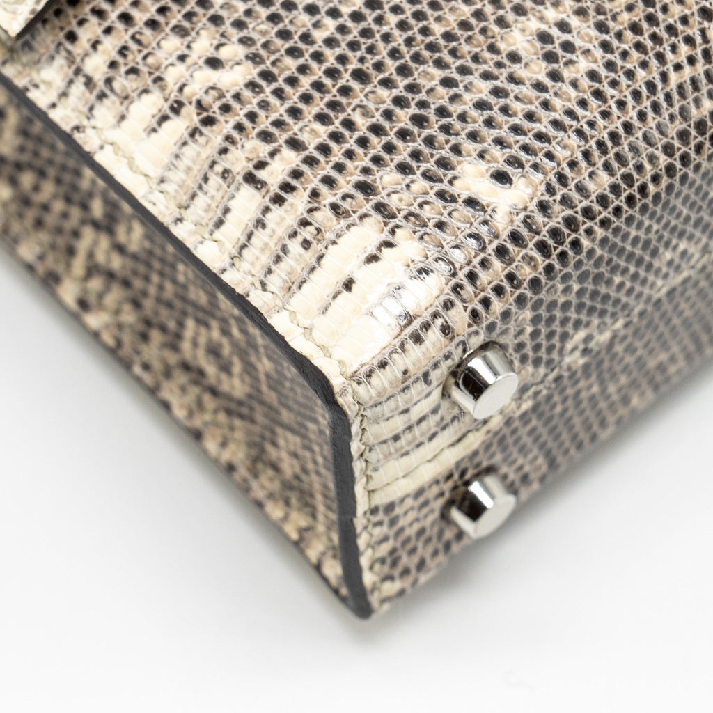 HERMES MINI VERROU LIZARD OMBRÉ SHW