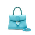 DELVAUX BRILLIANT MM IN TURQUOISE CALFSKIN SHW