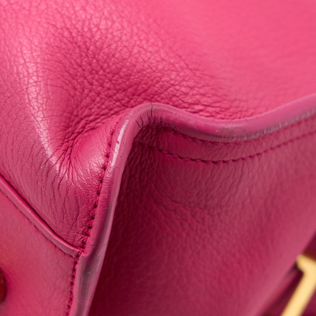 SAINT LAURENT CABAS TOTE BAG PINK GHW
