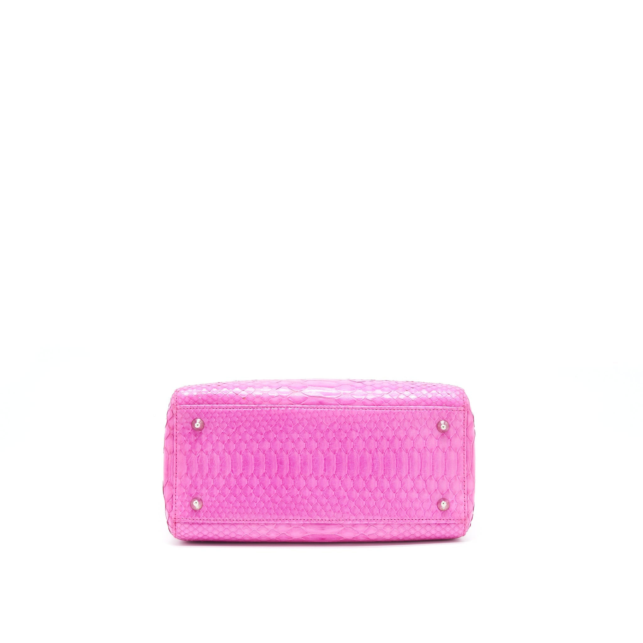 DIOR MEDIUM LADY DIOR PYTHON PINK SHW