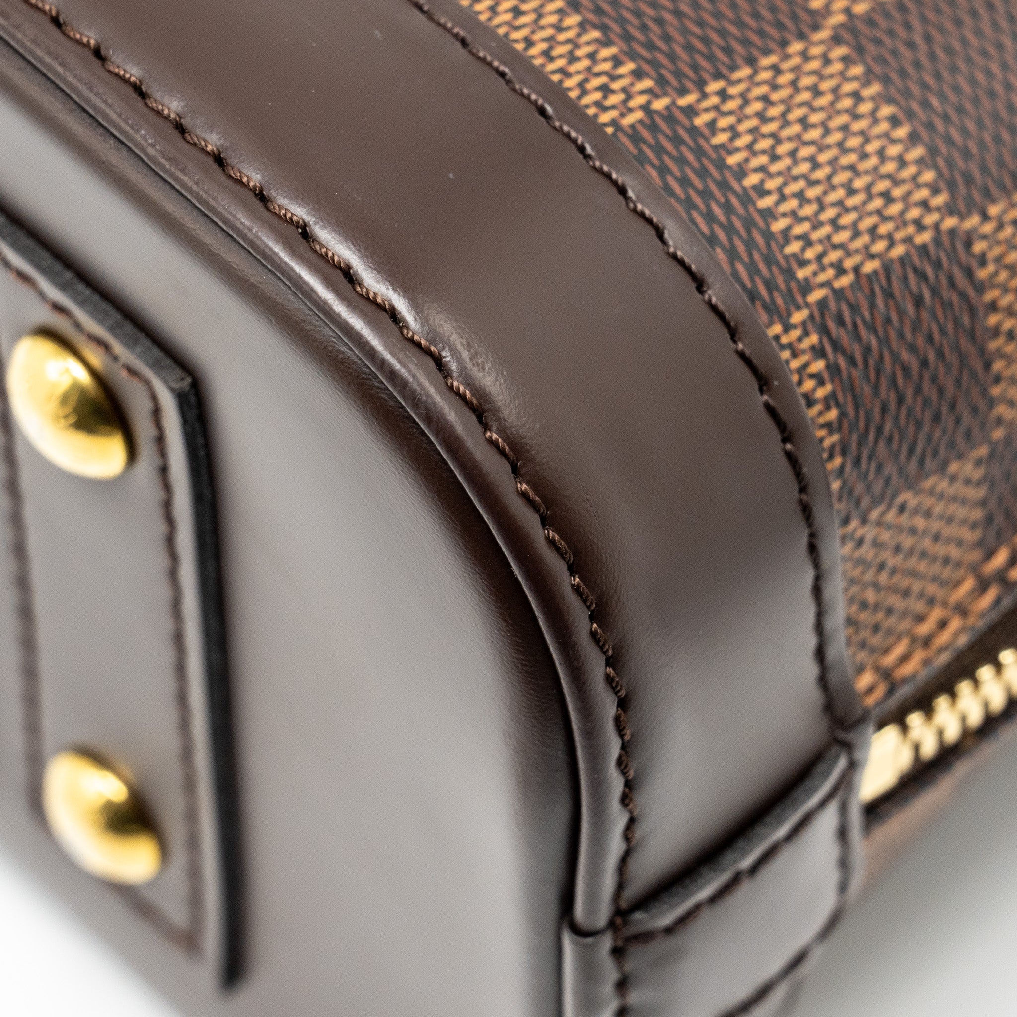 LOUIS VUITTON ALMA BB DAMIER EBENE CANVAS GHW
