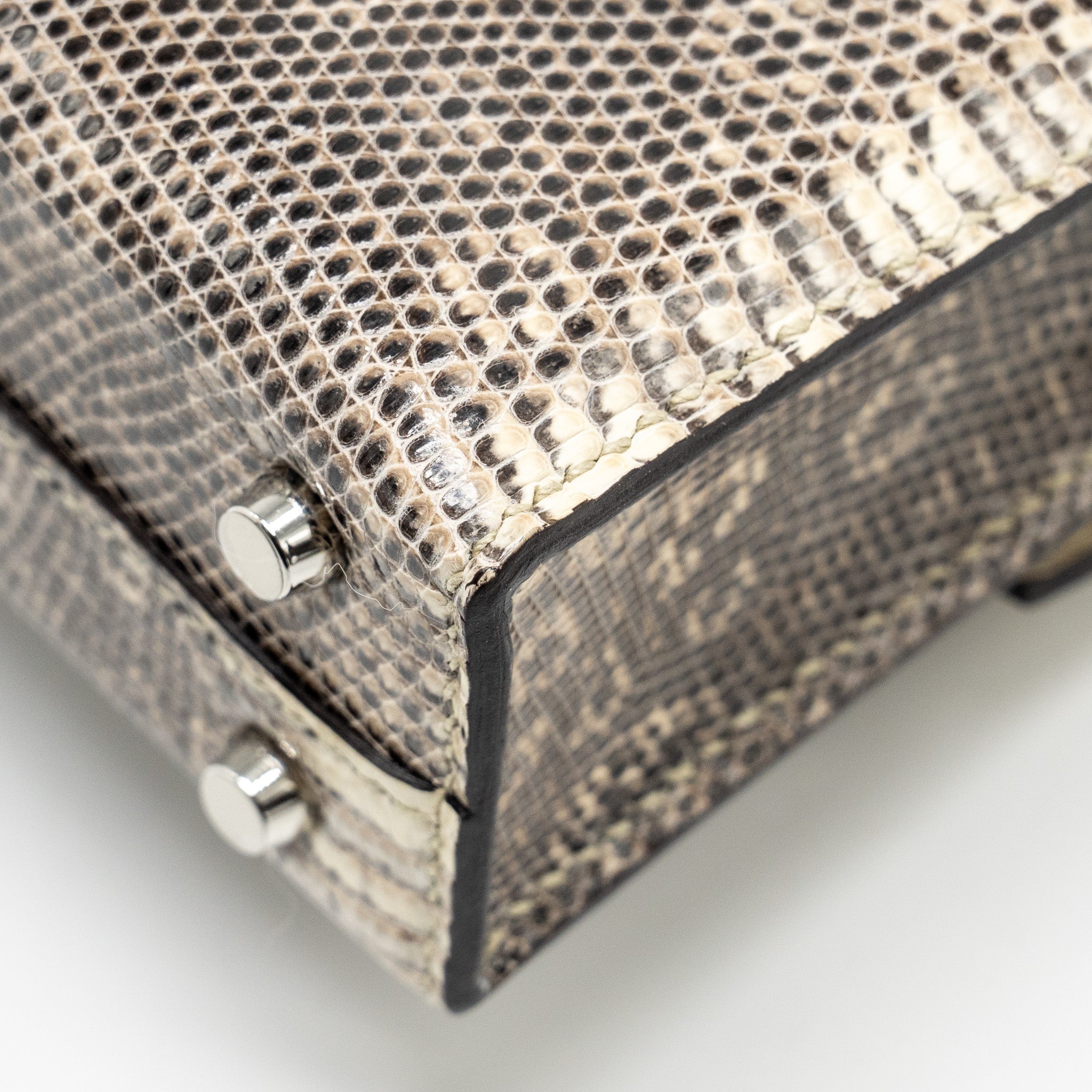 HERMES MINI VERROU LIZARD OMBRÉ SHW