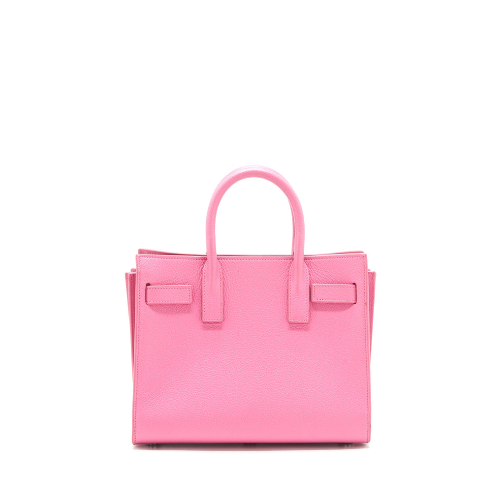 SAINT LAURENT (YSL) SAC DE JOUR CALFSKIN PINK SHW