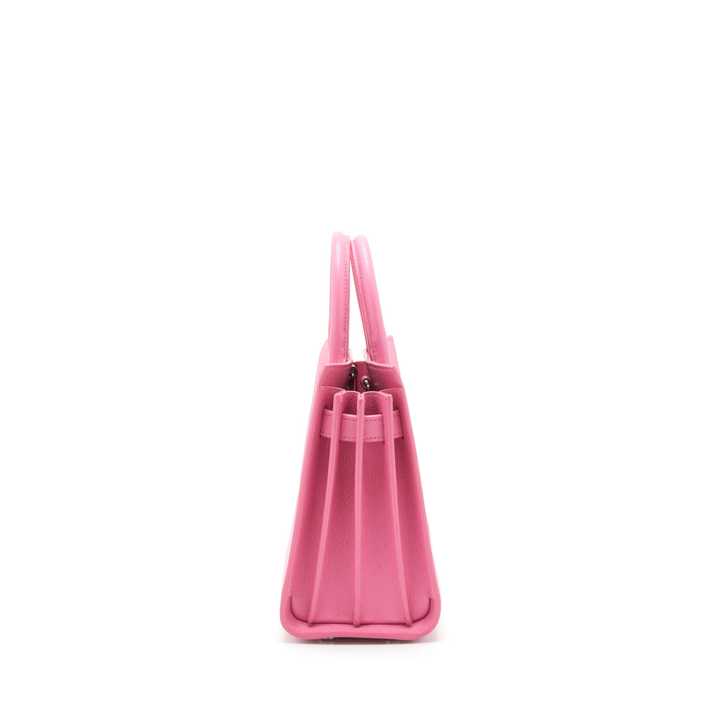 SAINT LAURENT (YSL) SAC DE JOUR CALFSKIN PINK SHW