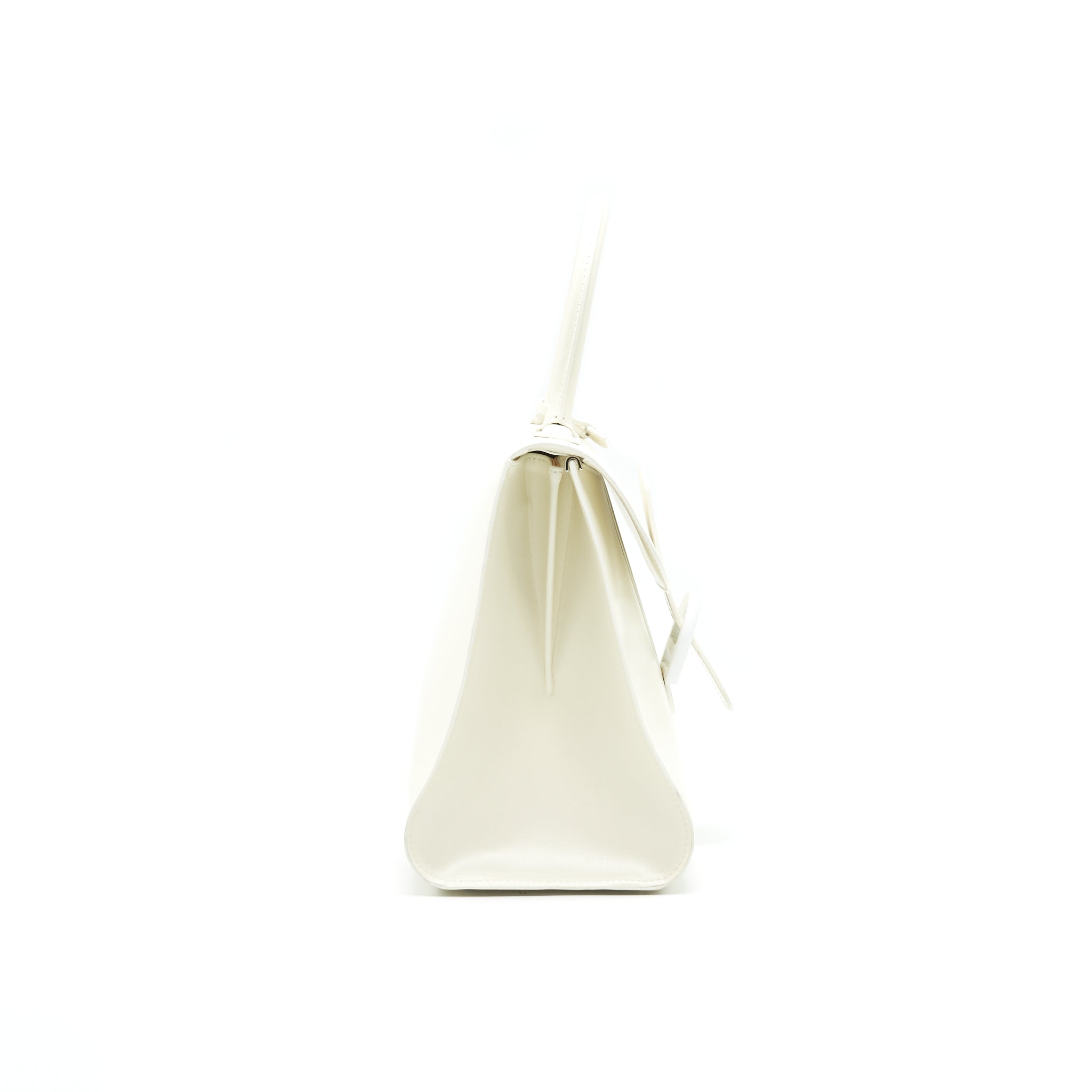 DELVAUX BRILLIANT MM IN WHITE BOX CALFSKIN WHW