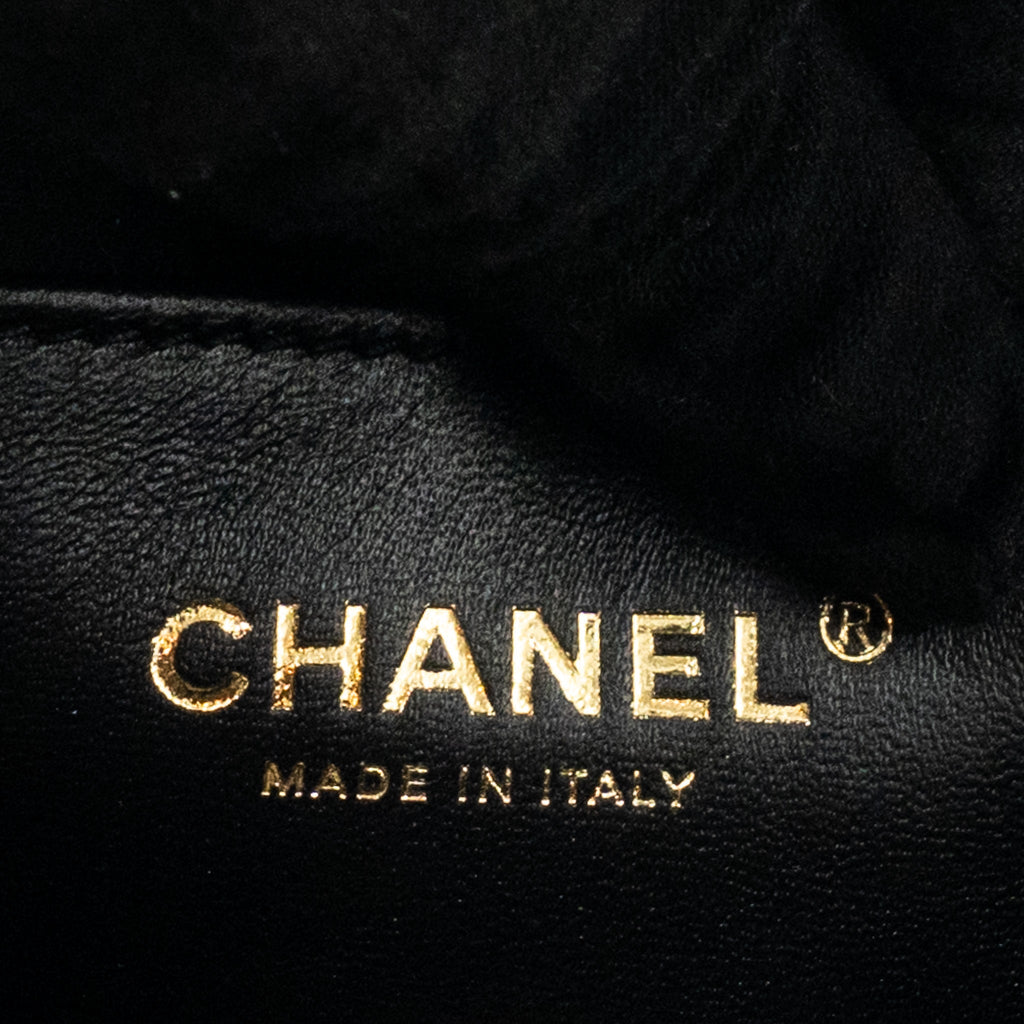 CHANEL SMALL BOY BAG CAVIAR BLACK GHW (MICROCHIP)