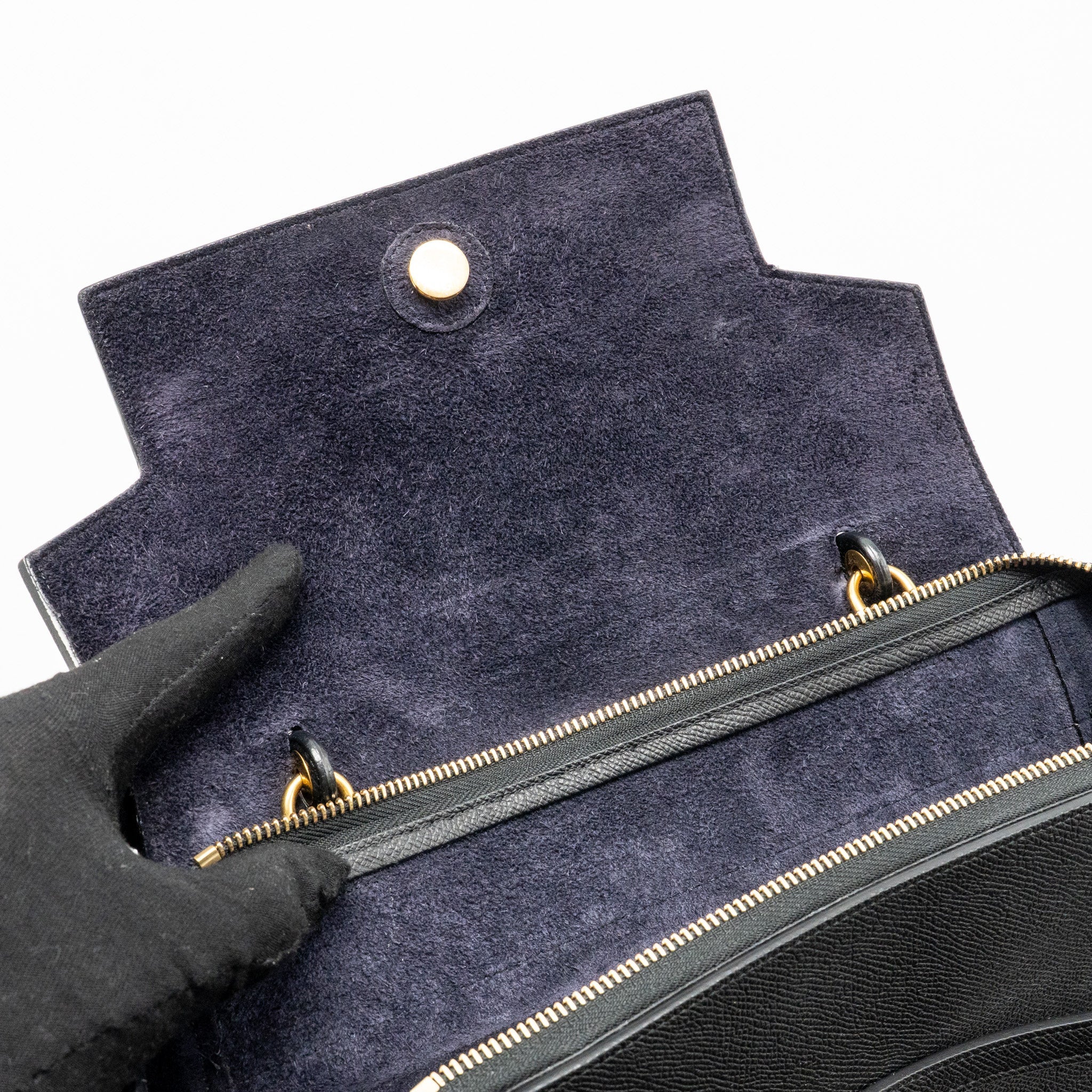 CELINE MINI BELT BAG CALFSKIN BLACK GHW
