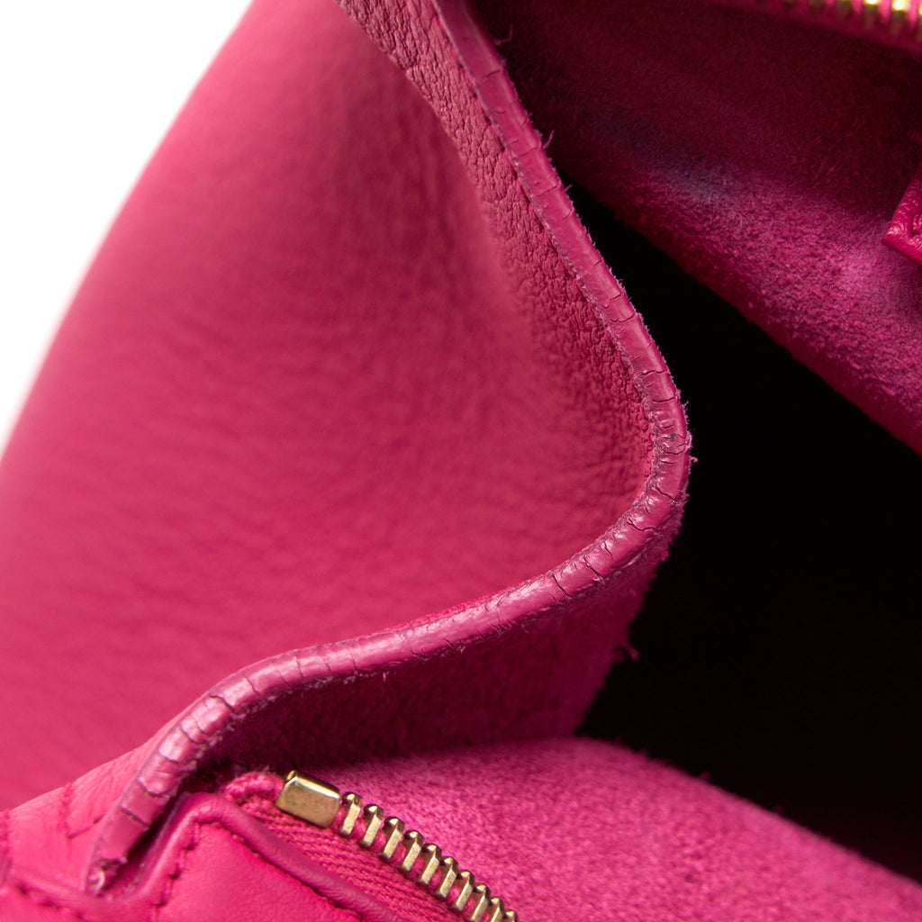 SAINT LAURENT CABAS TOTE BAG PINK GHW