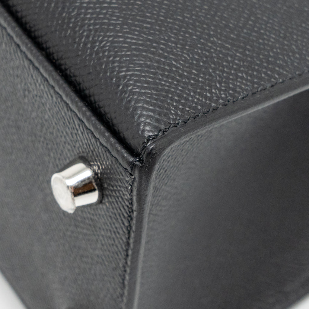 HERMES KELLY 25 EPSOM BLACK SHW