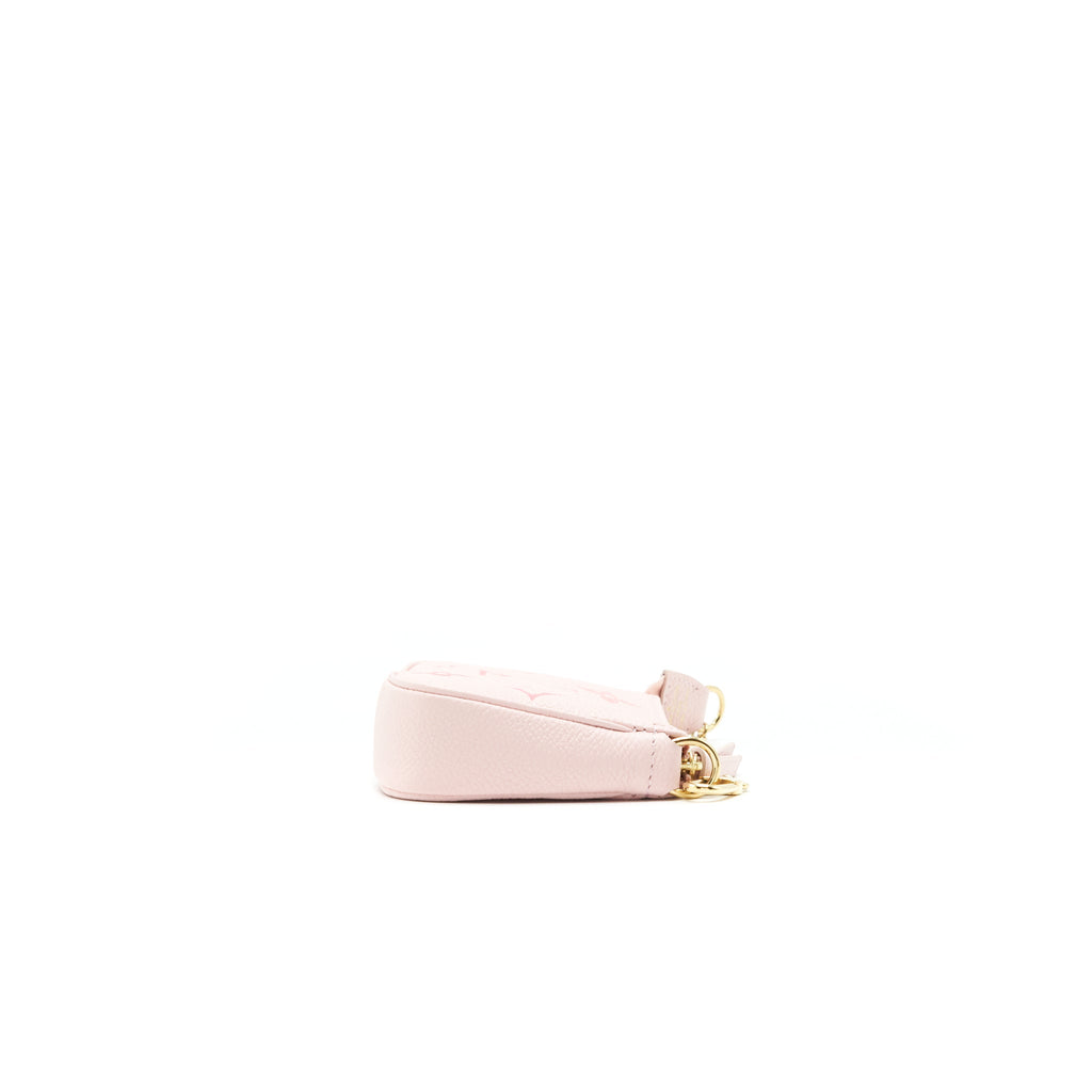 LOUIS VUITTON MINI POCHETTE PINK EMPREINTE