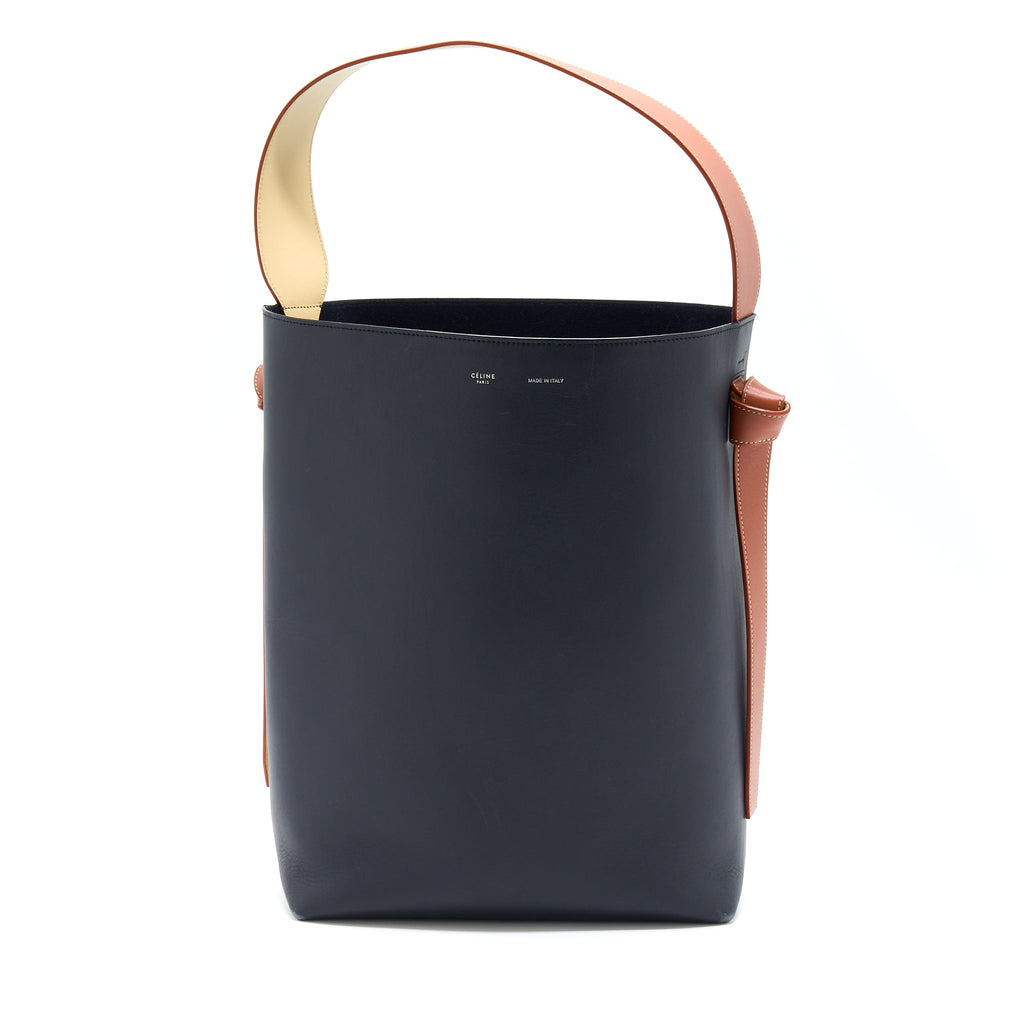 CELINE SMALL TWISTED CABAS TOTE MULTICOLOURED