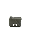 HERMES MINI CONSTANCE EPSOM C6 VERT DE GRIS SHW