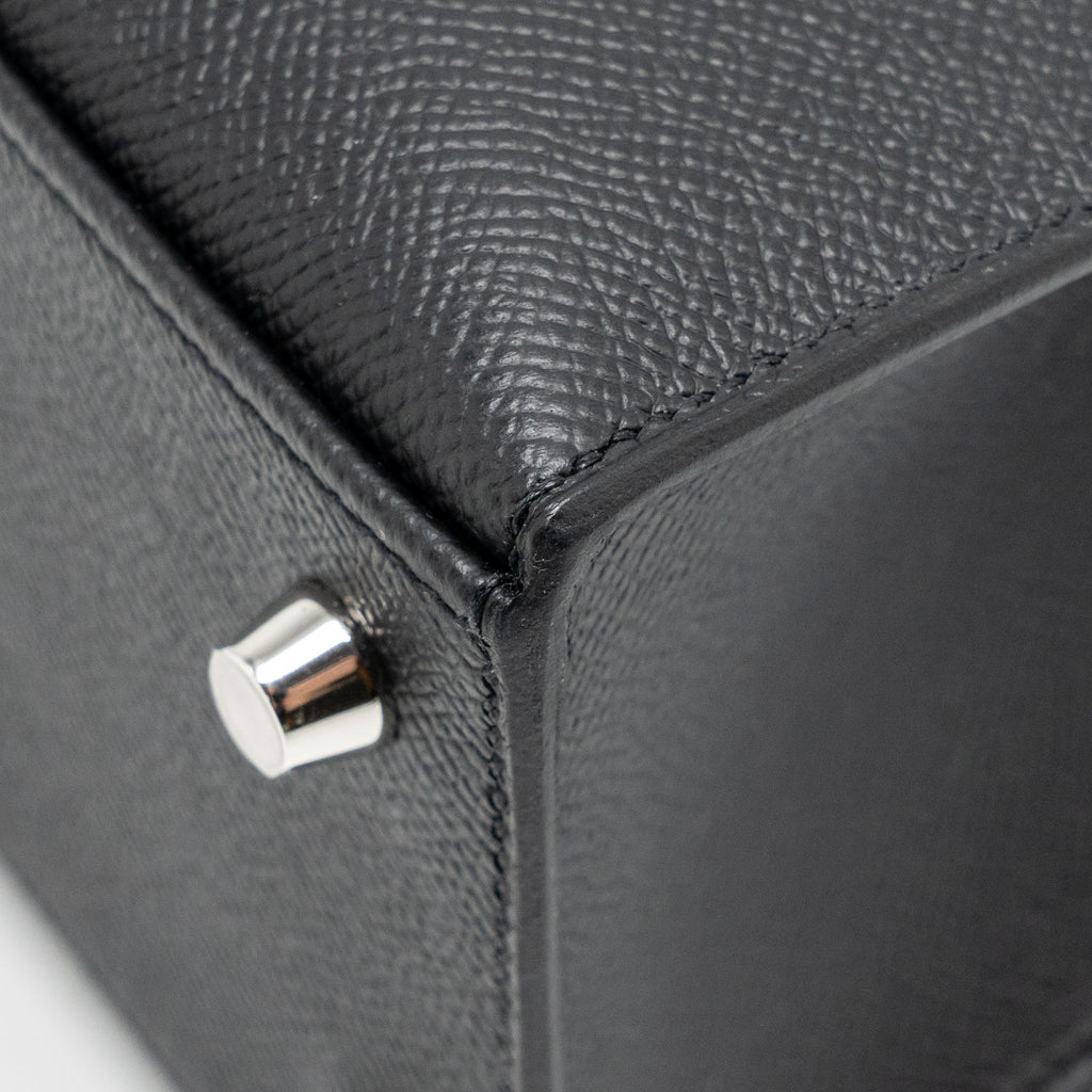 HERMES KELLY 25 EPSOM BLACK SHW
