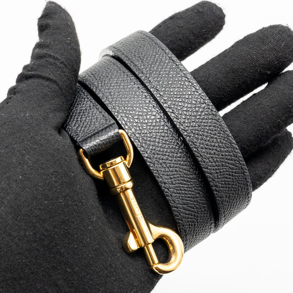 CELINE MINI BELT BAG CALFSKIN BLACK GHW