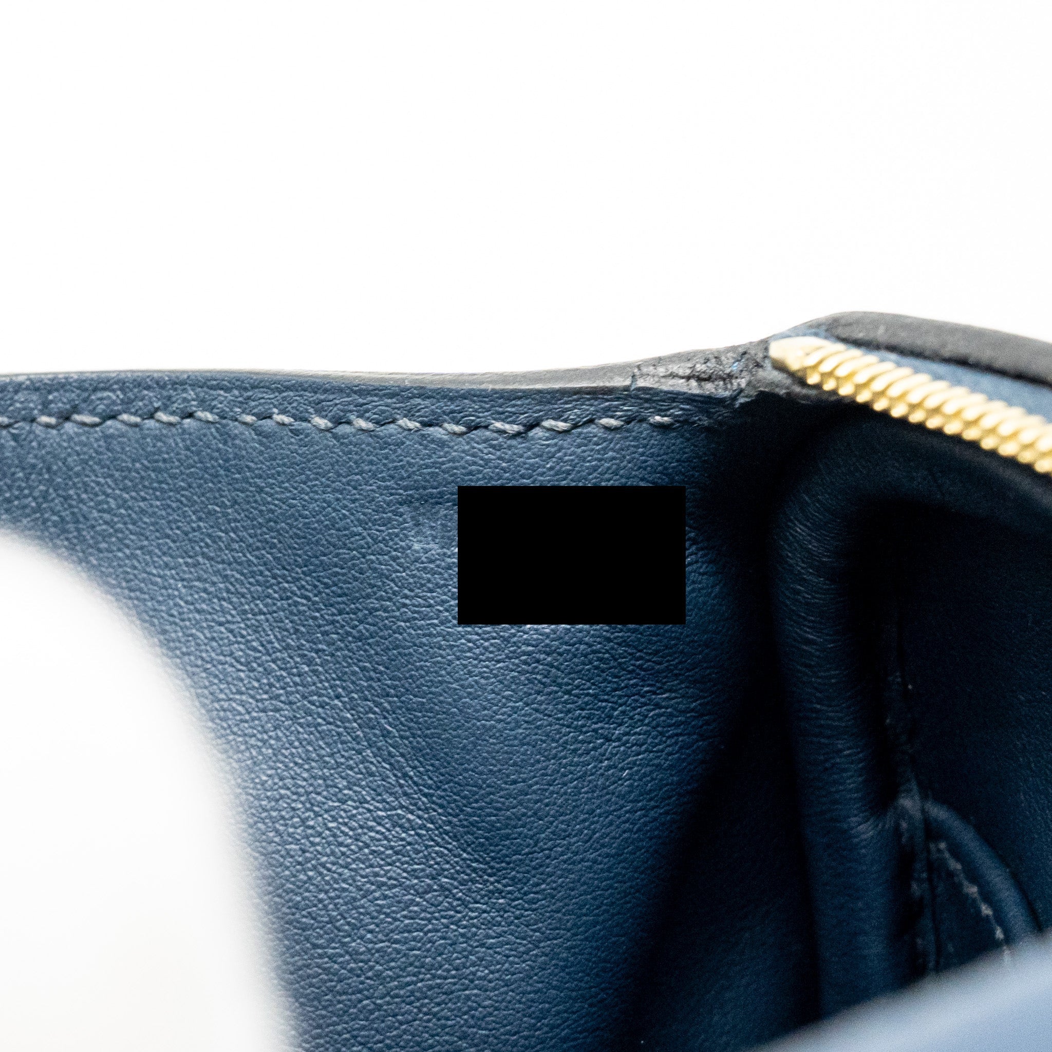 HERMES MINI LINDY CLEMENCE BLEU DE PRUSSE GHW