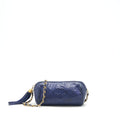 CHANEL VINTAGE BARREL BAG LAMBSKIN NAVY GHW