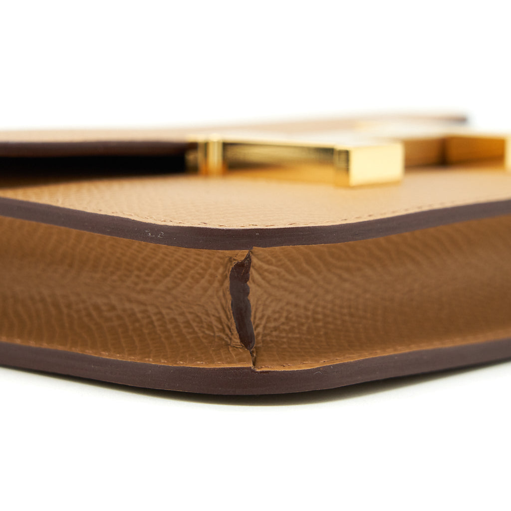 HERMES CONSTANCE SLIM EPSOM BISCUIT GHW