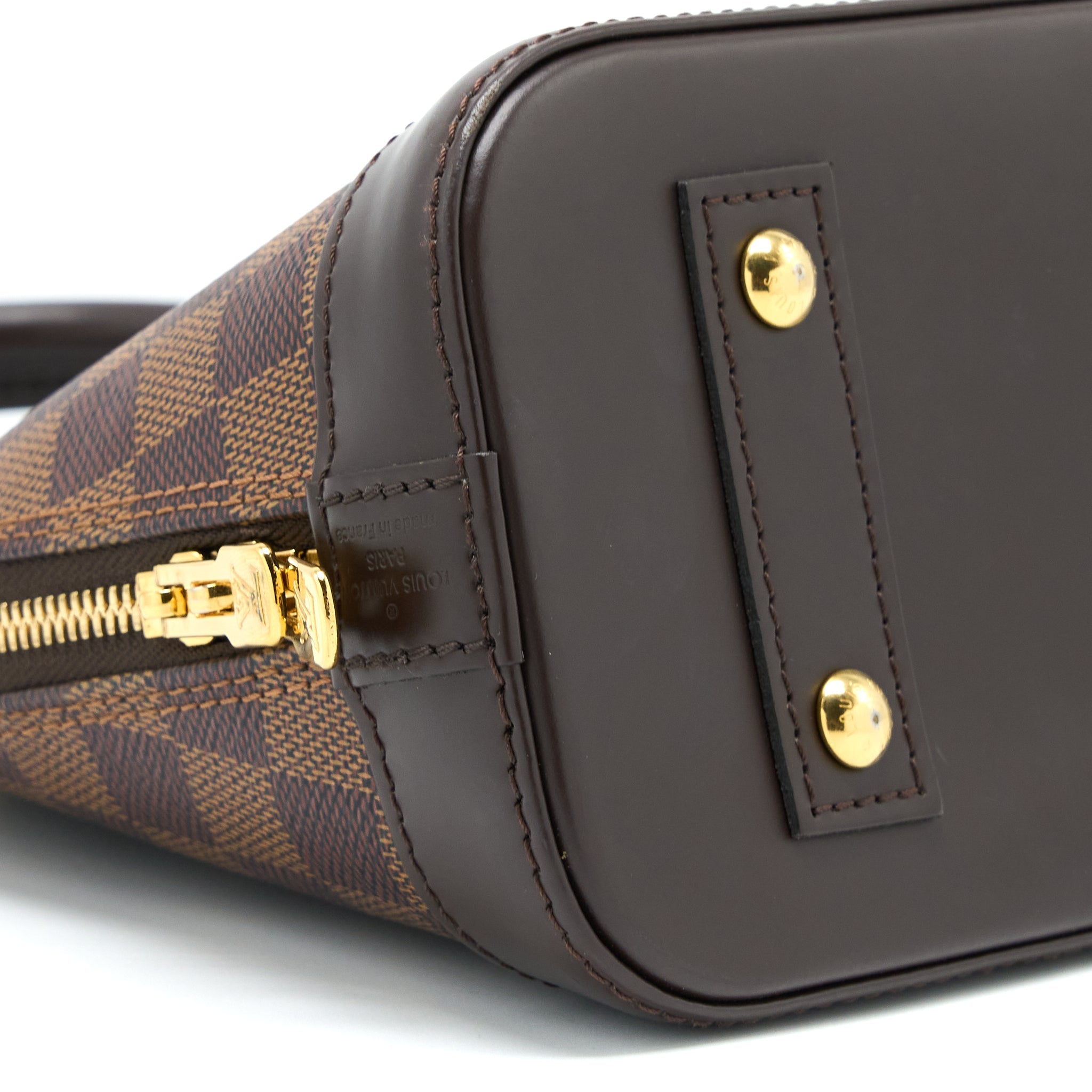 LOUIS VUITTON ALMA BB DAMIER EBENE CANVAS GHW