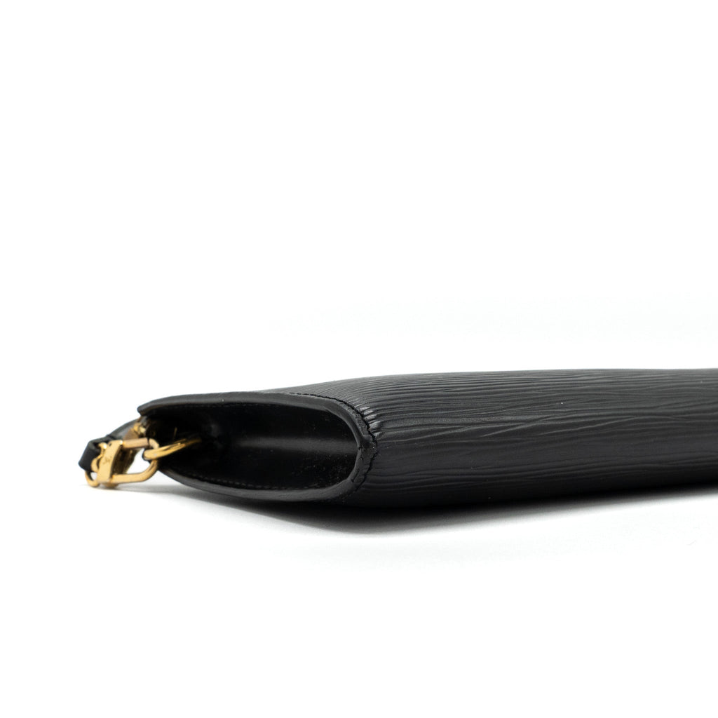 LOUIS VUITTON POCHETTE ACCESSORIES EPI LEATHER BLACK SHW