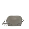 GUCCI GUCCISSIMA CROSSBODY BAG GREY LGHW