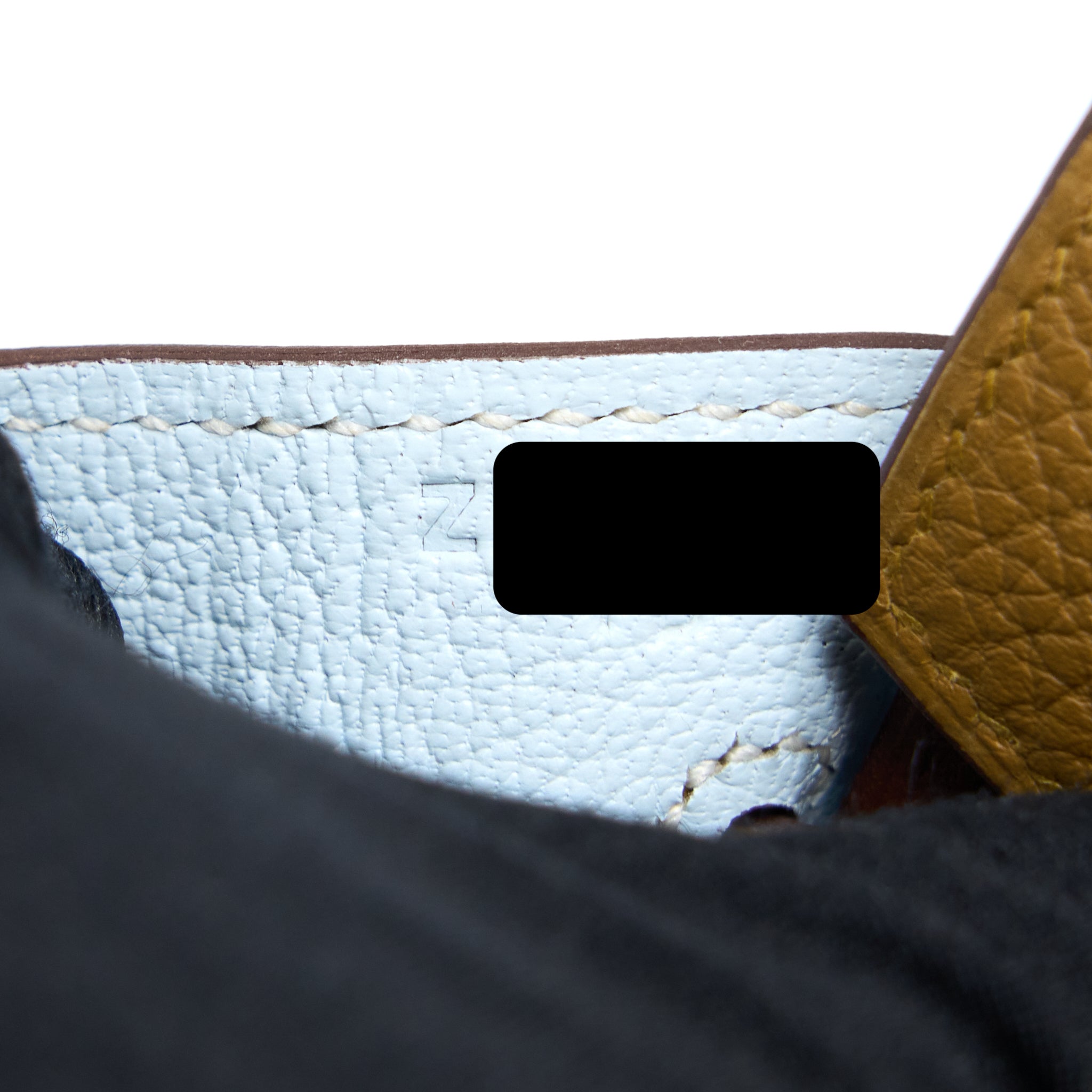 HERMES BIRKIN 25 TOGO U8 BRONZE/ T0 BLUE BRUME SHW