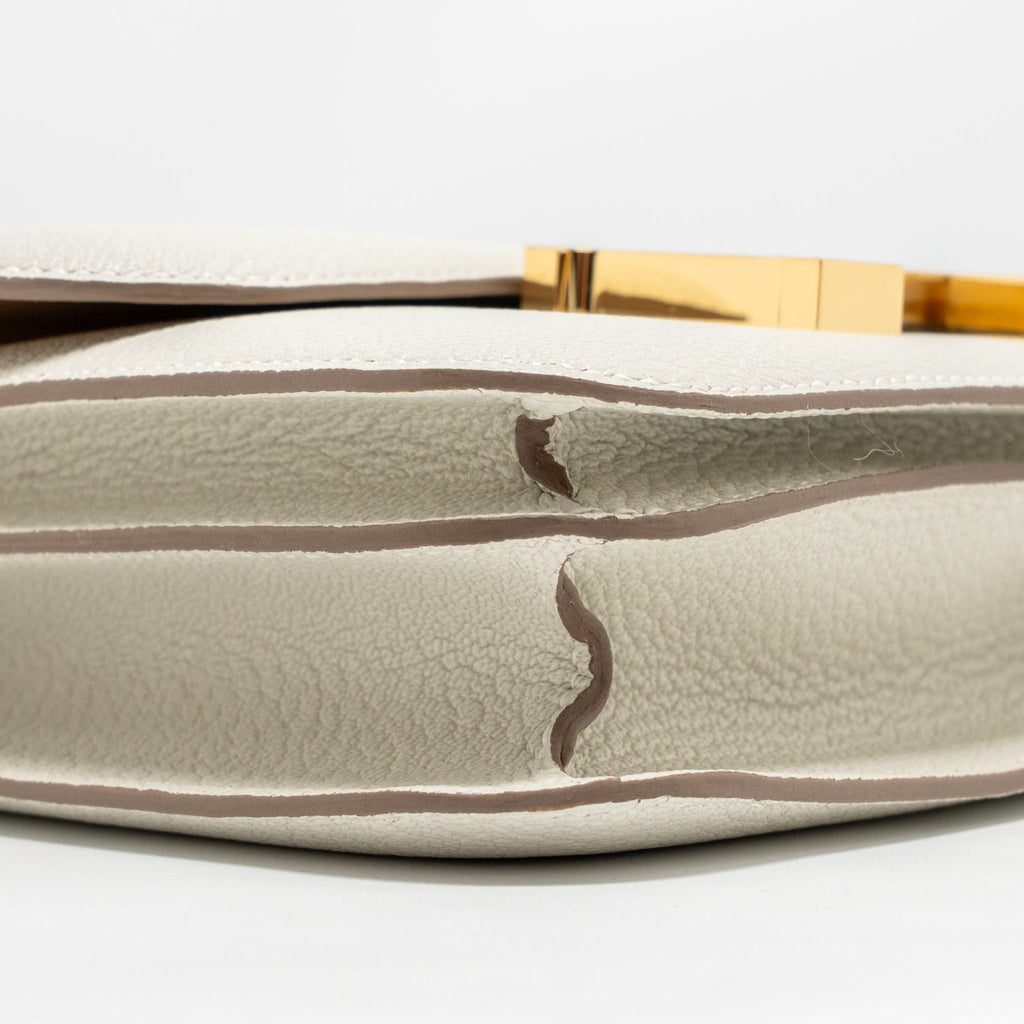 HERMES MINI CONSTANCE CHÈVRE MYSORE MUSHROOM/BISCUIT GHW