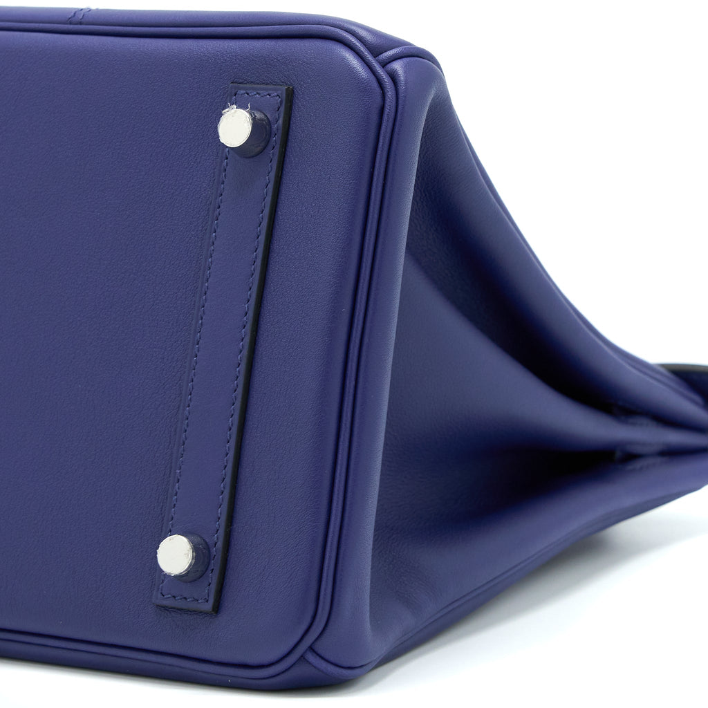 HERMES BIRKIN 30 TRESSAGE SWIFT BLEU/ENCRE SHW