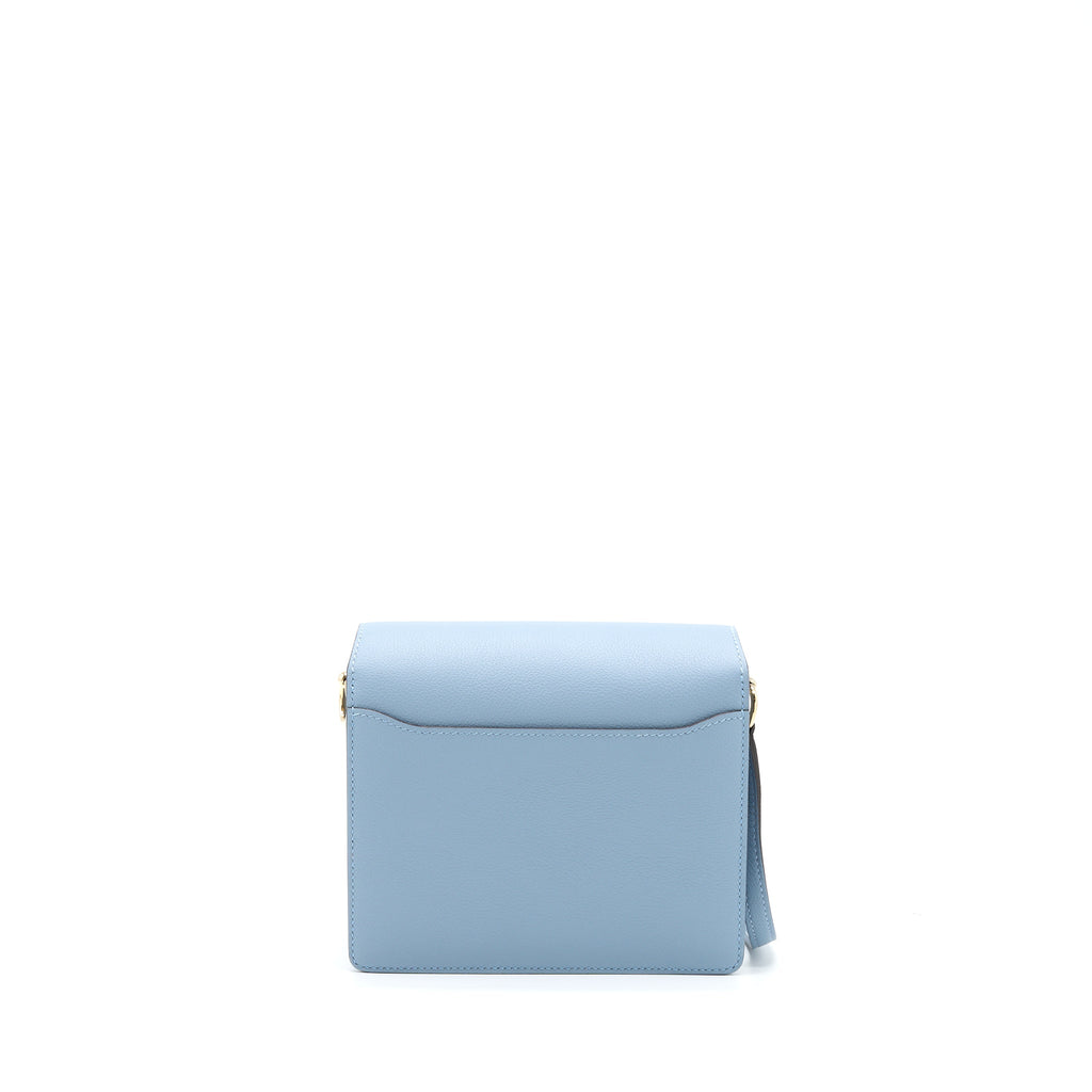 HERMES MINI ROULIS EVERCOLOR BLEU LIN GHW