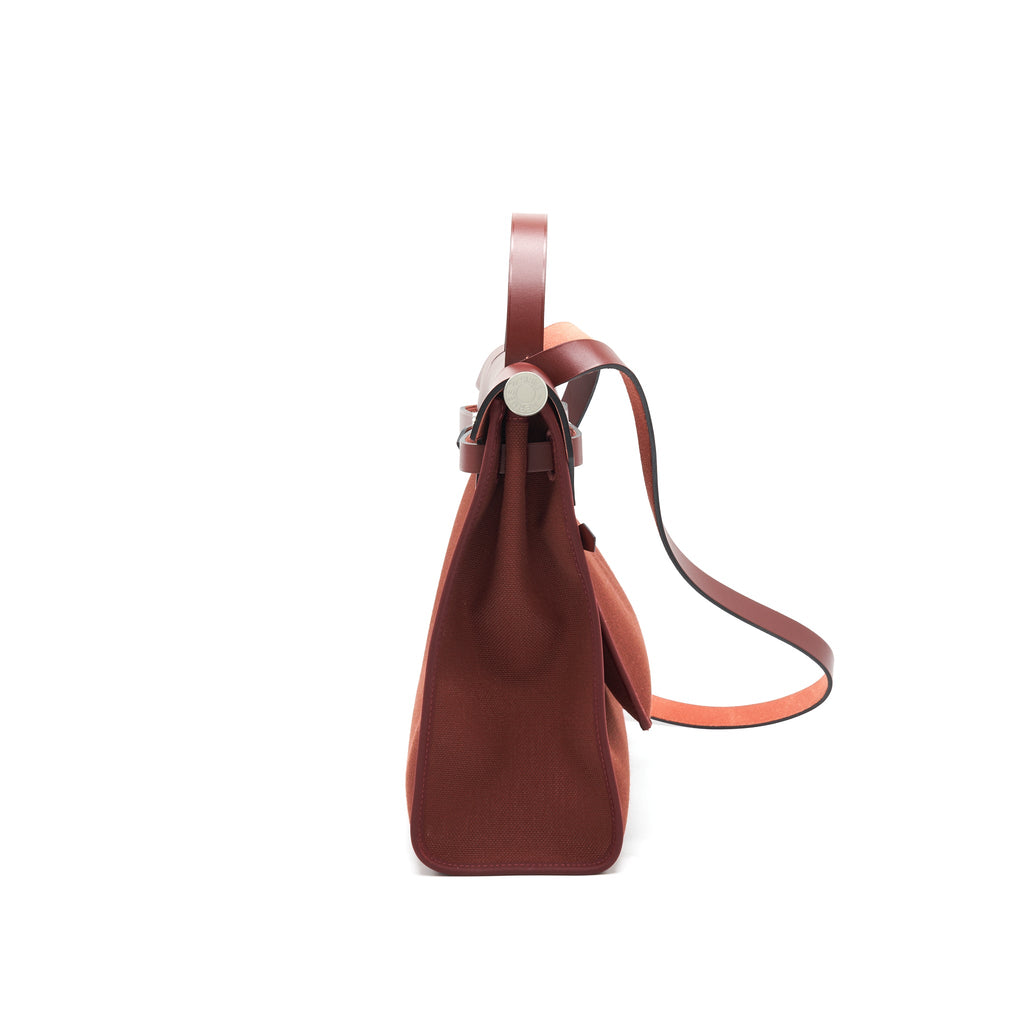 HERMES HERBAG ZIP 31 IN ROUGEH SHW