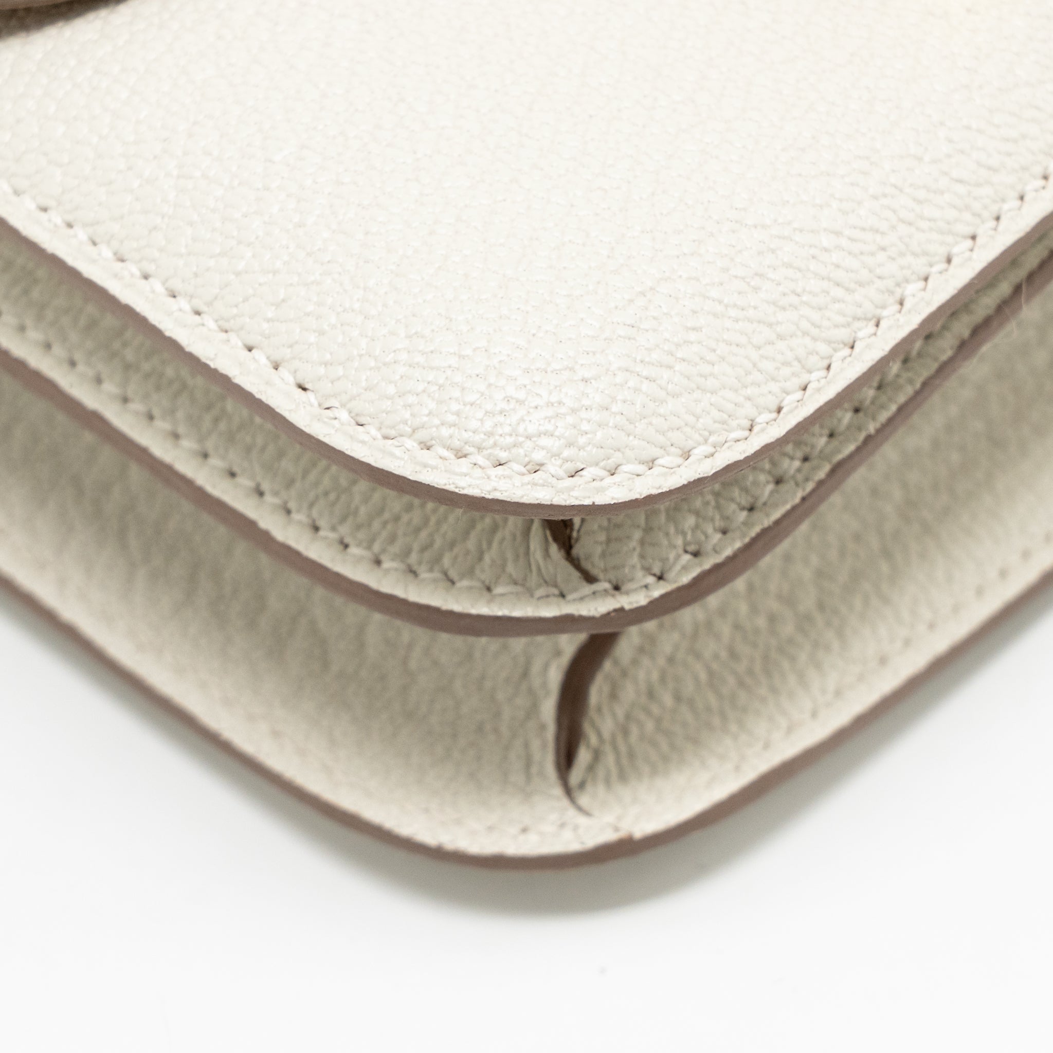 HERMES MINI CONSTANCE CHÈVRE MYSORE MUSHROOM/BISCUIT GHW