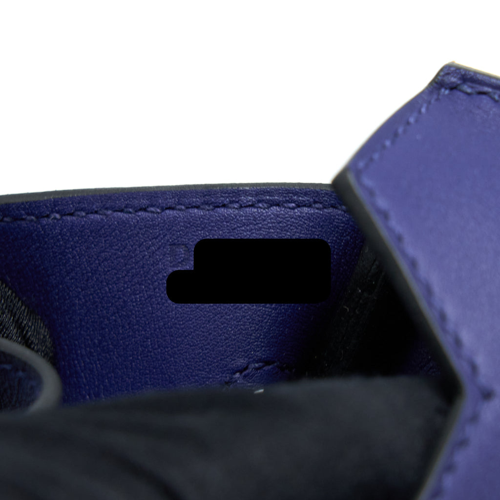 HERMES BIRKIN 30 TRESSAGE SWIFT BLEU/ENCRE SHW