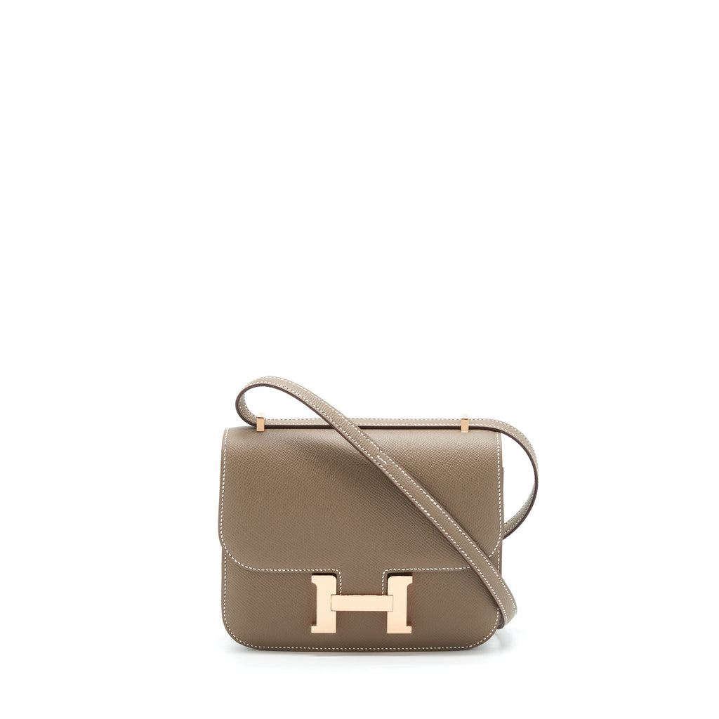 HERMES MINI CONSTANCE EPSOM ETOUPE RGHW
