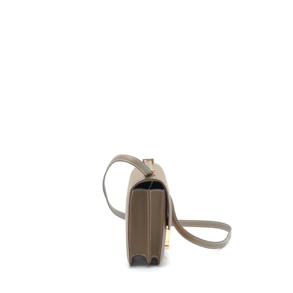 HERMES MINI CONSTANCE EPSOM ETOUPE RGHW