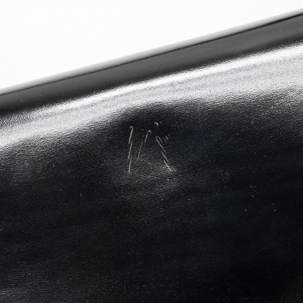 CELINE TRIOMPHE SHOULDER BAG SHINY CALFSKIN BLACK GHW