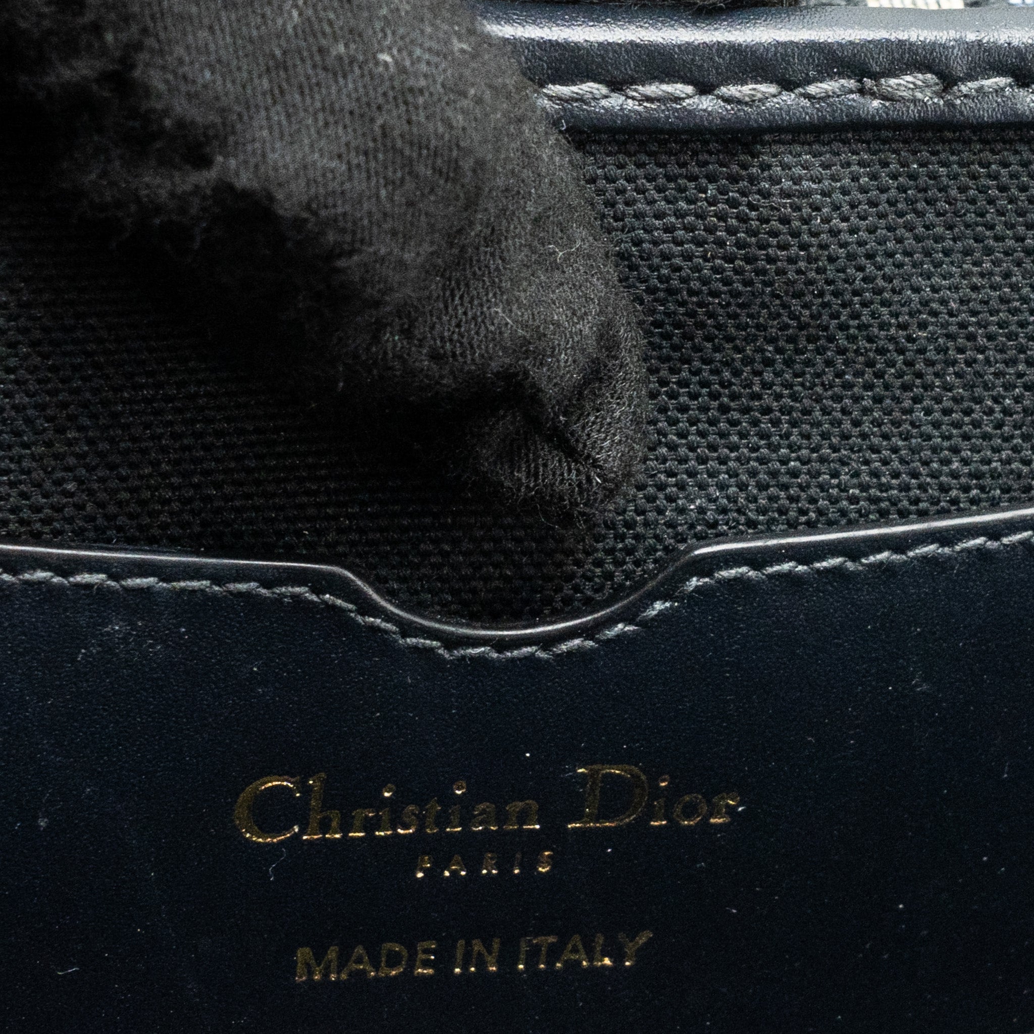 DIOR BOBBY EAST-WEST BAG BLUE OBLIQUE JACQUARD GHW