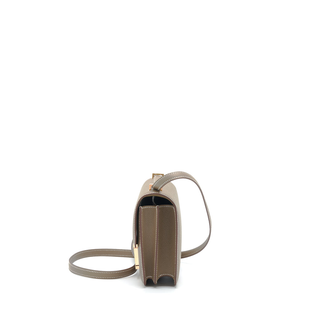 HERMES MINI CONSTANCE EPSOM ETOUPE RGHW