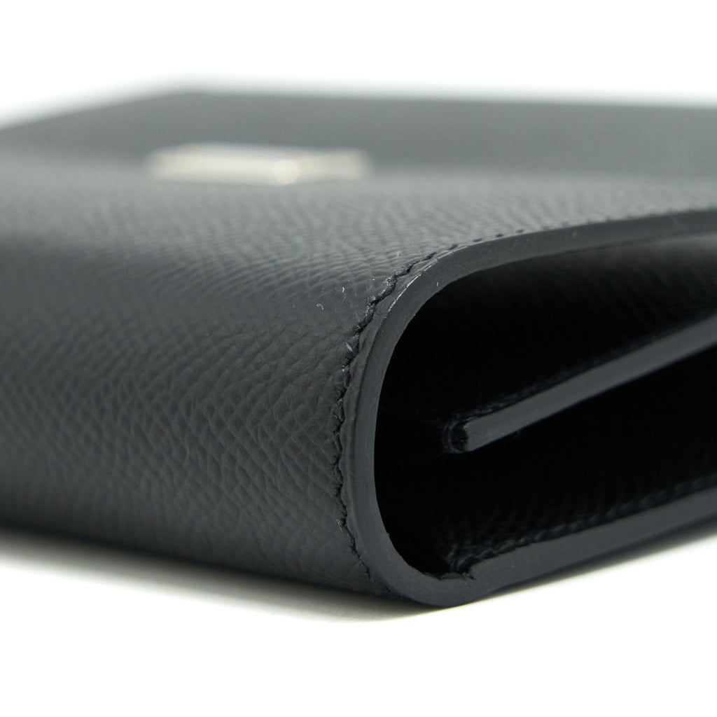 HERMES CLIC 16 WALLET EPSOM BLACK SHW