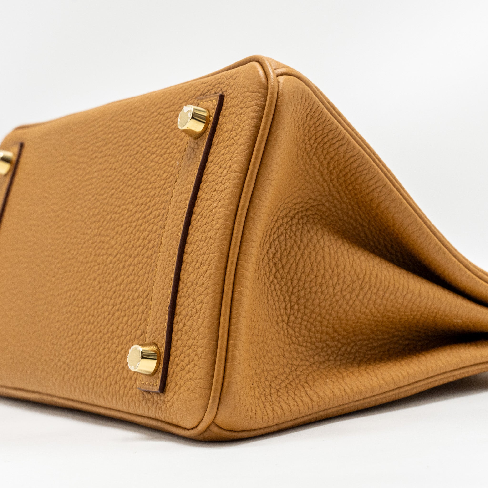 HERMES BIRKIN 25 TOUCH CROCODILE NILOTICUS/TOGO CARAMEL/TABAC CAMEL GHW