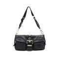 PRADA LONG SHOULDER BAG IN BLACK SHW