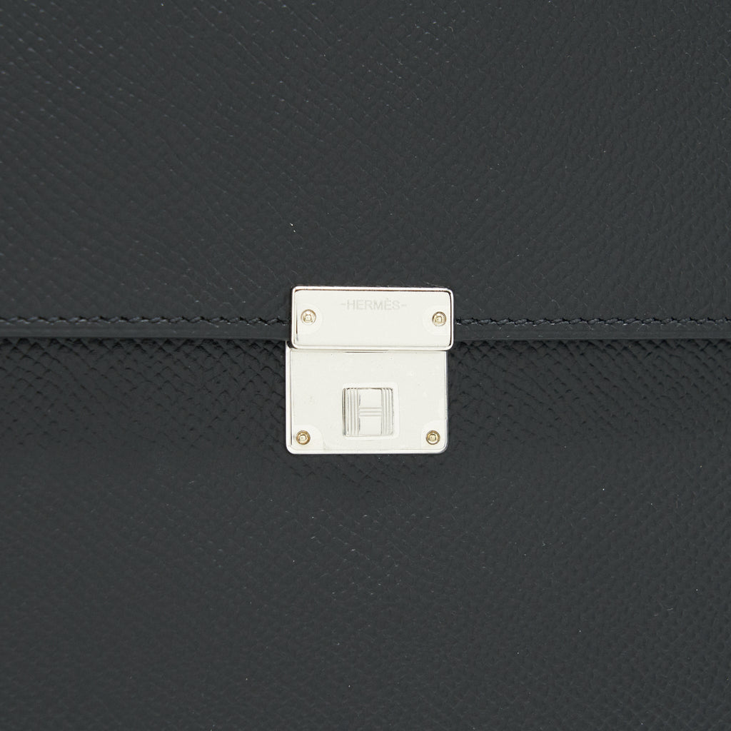 HERMES CLIC 16 WALLET EPSOM BLACK SHW