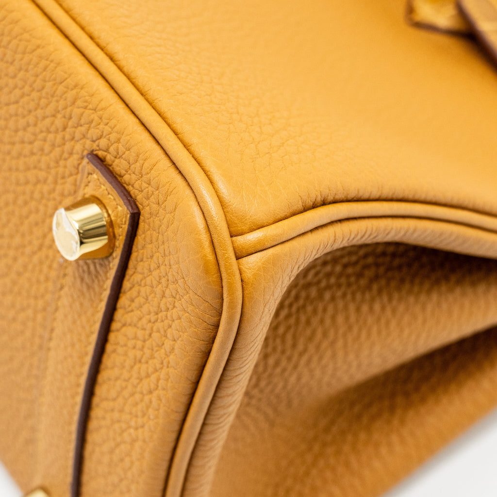 HERMES BIRKIN 25 TOUCH CROCODILE NILOTICUS/TOGO CARAMEL/TABAC CAMEL GHW