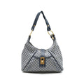 CELINE VINTAGE CANVAS SHOULDER BAG