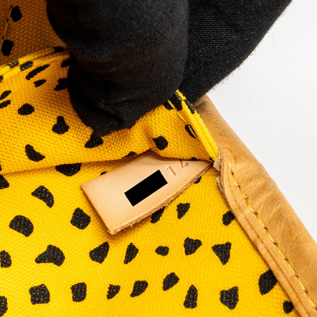 LOUIS VUITTON X YAYOI KUSAM NEVERFULL MM MONOGRAM CANVAS / YELLOW GHW