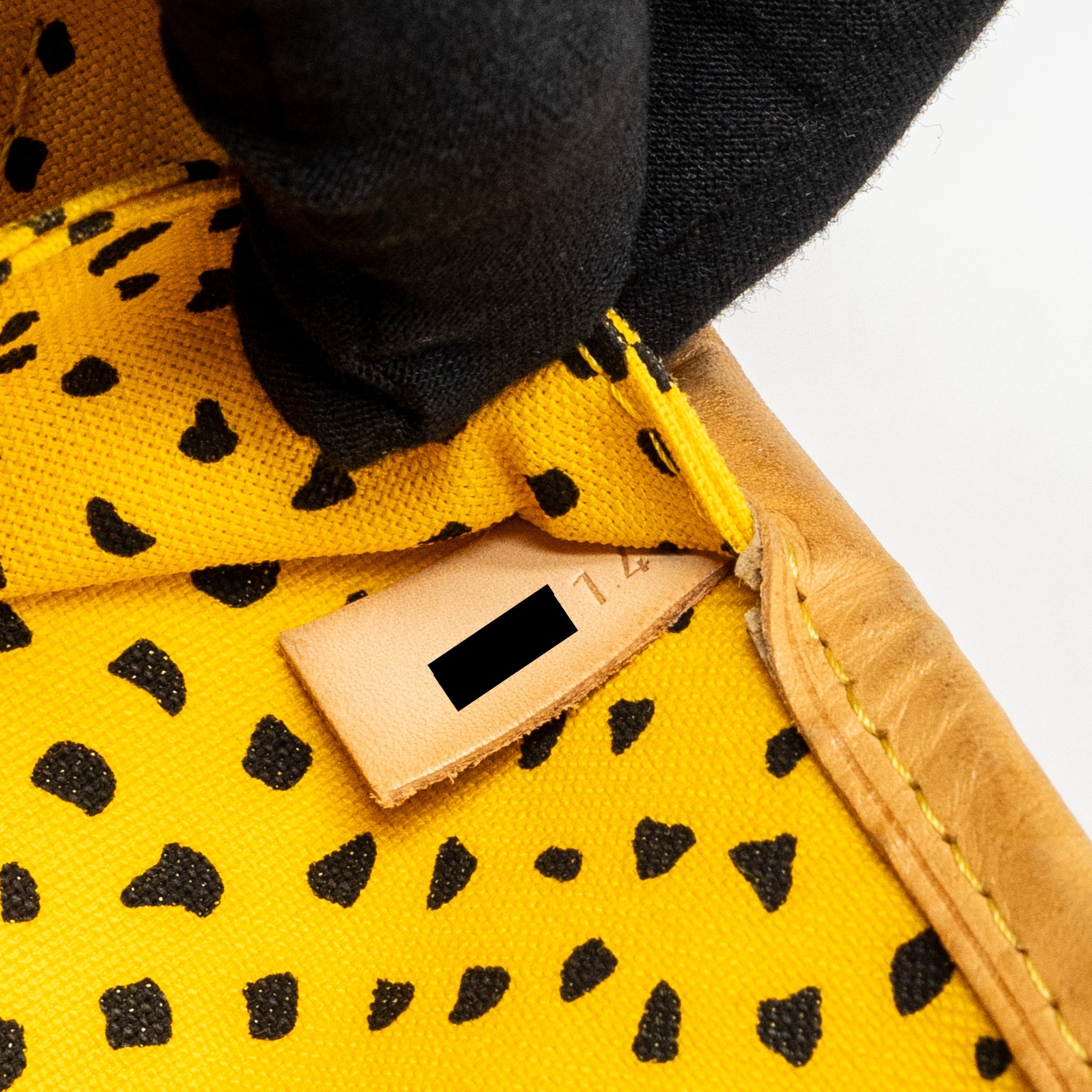 LOUIS VUITTON X YAYOI KUSAM NEVERFULL MM MONOGRAM CANVAS / YELLOW GHW