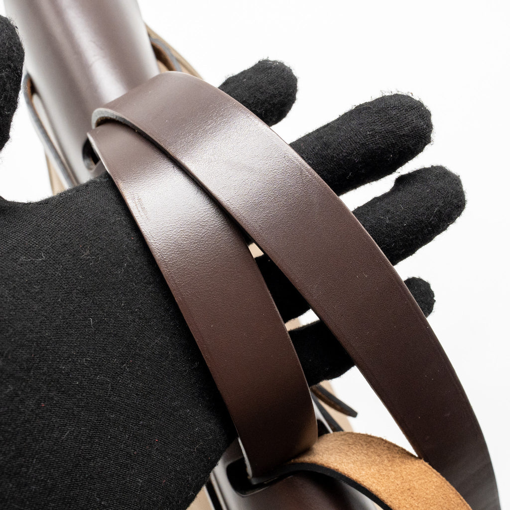 HERMES HERBAG ZIP 39 CANVAS/HUNTER LEATHER ETOUPE/EBENE SHW
