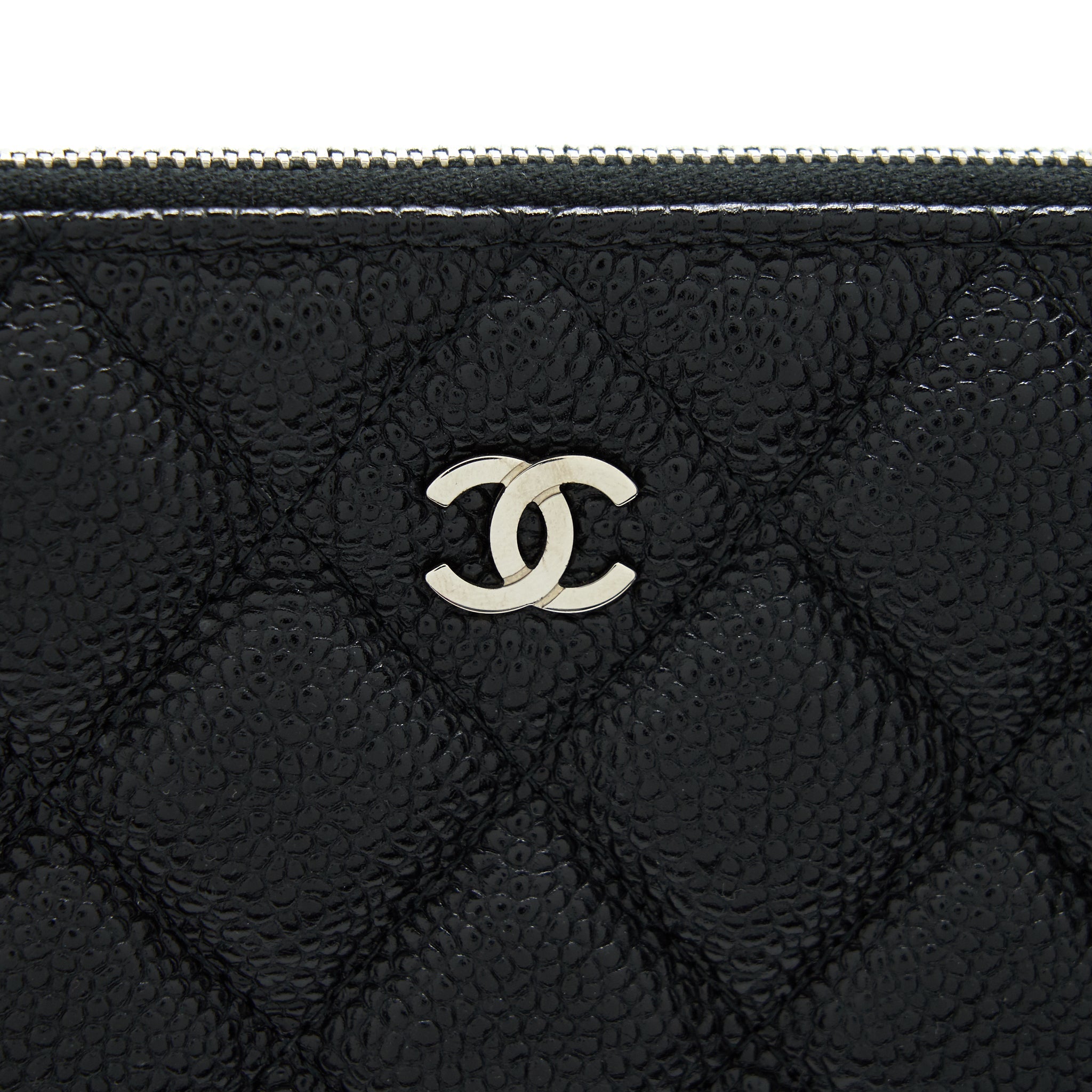 CHANEL CAVIAR POUCH BLACK SHW
